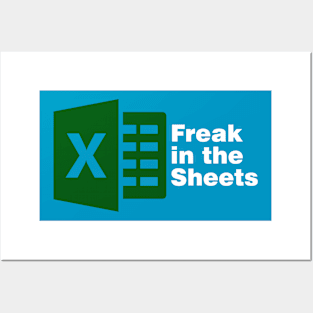 Freak in the Sheets Green Posters and Art